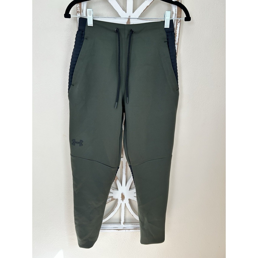 Under Armour UA Unstoppable Move Jogger Sweat Pants Small Green Pant Mens 25x26